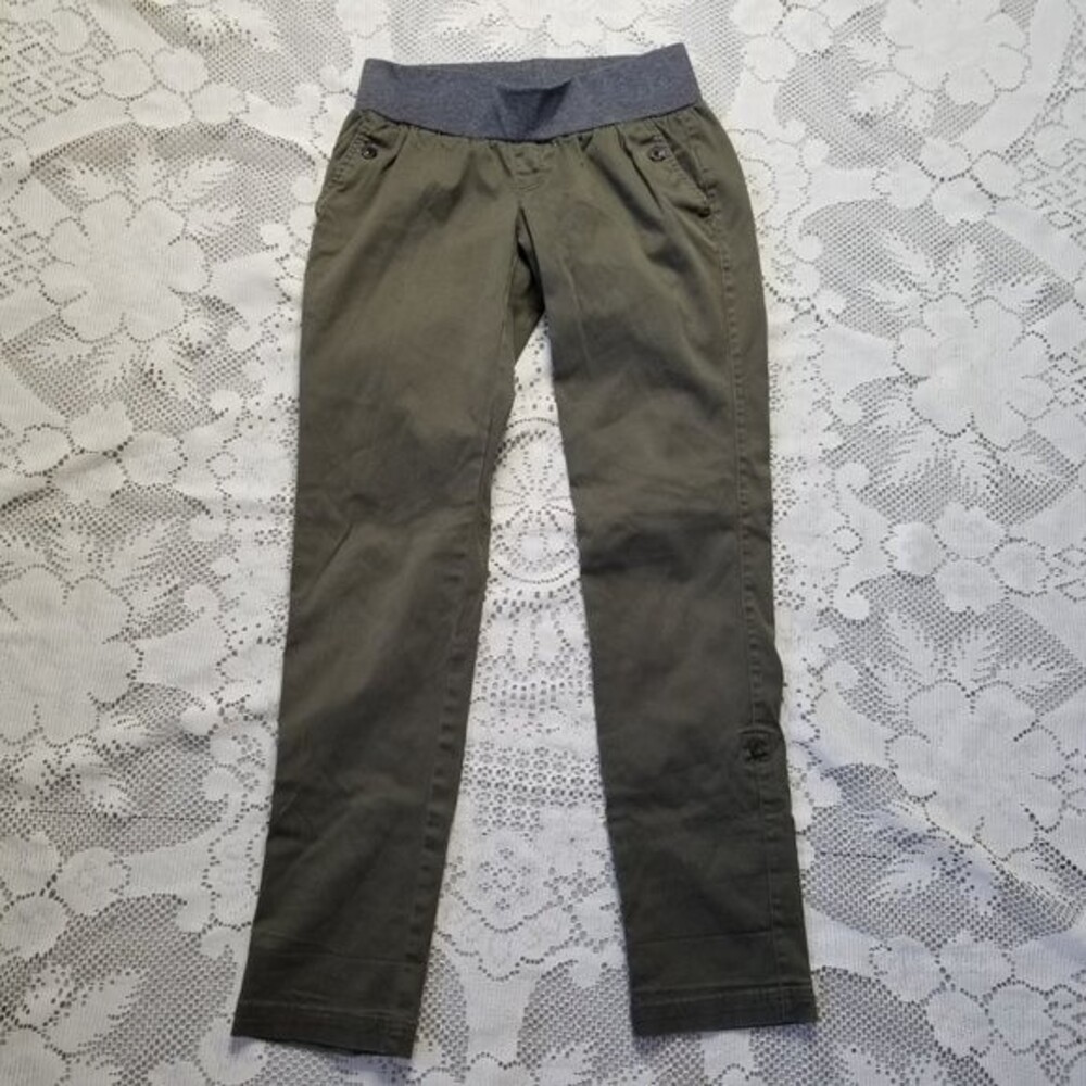 Army Green Pants Roll Tab Legs 2